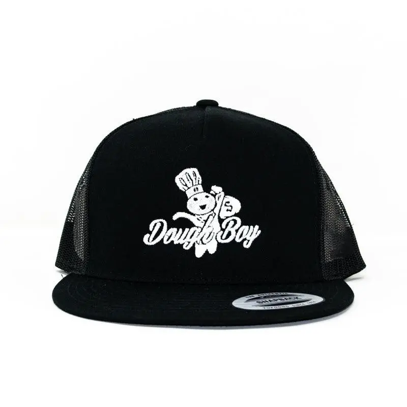 Embroidered Dough Boy Hat – Adjustable Trucker Cap with Retro Vibes