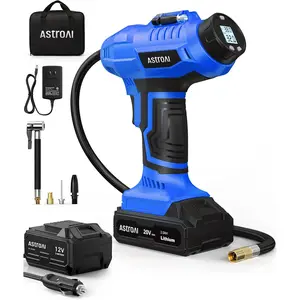 Astroai Cordless  Air Compressor 20V Rechargeable Battery Powered 160PSI  AstroAI