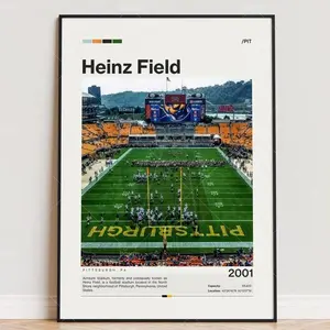 Heinz Field Poster,  Stadium Poster, Sports Poster, Football Fan Gift Print