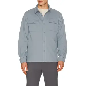 Vuori Waffle Shirt Jacket in Abyss