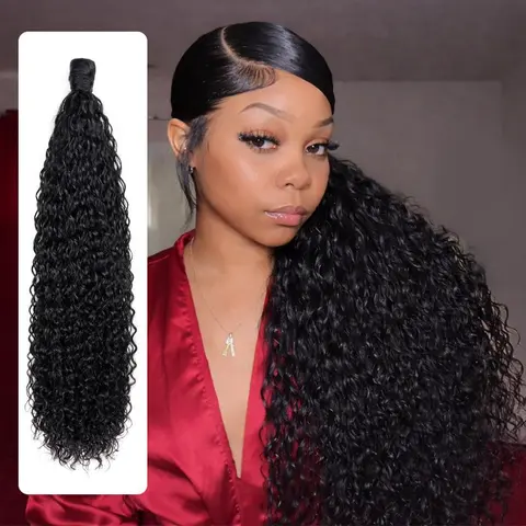 [Fall & Winter Pick] Wiggins Hair Ponytail Extension Human Hair 250% Density Ponytail Extension #Sohochic