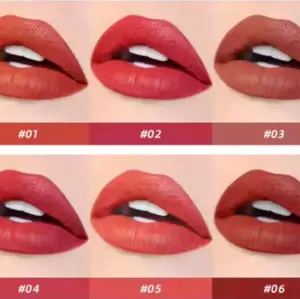 ROYALTY LIPSTICK - Liquid Matte Lipstick Line with 6 Vibrant Colors & Golden Gem-Studded Tube Packaging for a Regal Touch Cosmetic Makeup Lipgloss Glossy