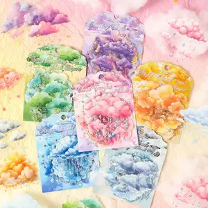 Cloud Journal Material Scenery DIY Children's Stickers Dreamy Cloud Sticker Pack 6 Types