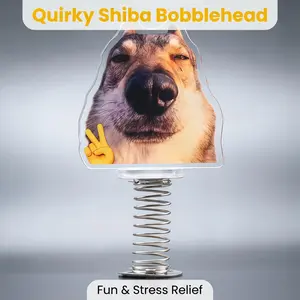 Fres Wolf "Peace Sign" Meme Bobblehead — The Viral Car Accessory Sweeping the Internet