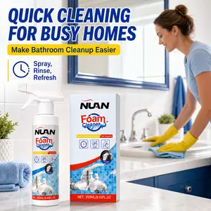 Multi-Surface Foam Cleaner – Ideal for Tubs, Showers, and Bathroom Surfaces!