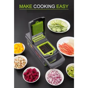 Transform your meal prep with our 15-in-1 Veggie Chopper! Slice, dice, and chop fruits & veggies effortlessly. Perfect for onions, salads, and more! Upgrade your kitchen game today! #KitchenGadgets #MealPrepMagic