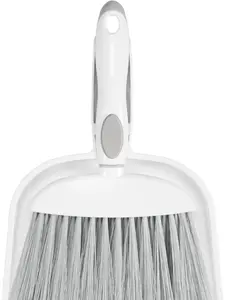 Small Dust Pan and Brush Set, Mini Broom and Dustpan Set Small Hand Broom and Brush Combo Dust Pan with Teeth for Home Cleaning