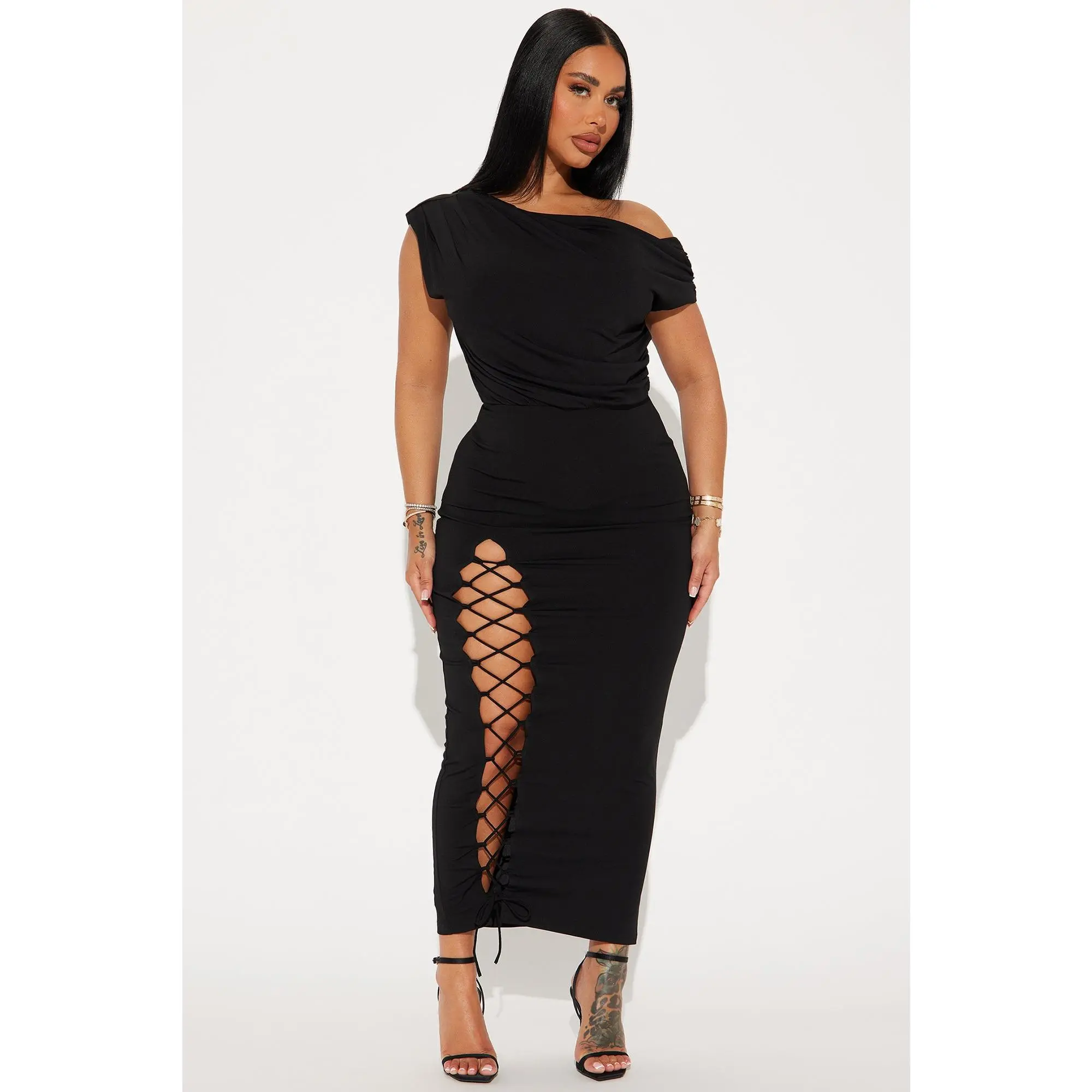 She's a Vision Maxi Dress - Black