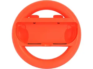 Gamefitz NINTENDO-SWITCH-WIRELESS-STEER Nintendo Switch Wireless Steering Wheel - Red