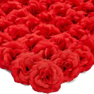 Rose Head Flowers , 50 Artificial Flowers, Used for Wedding Decoration DIY Handmade Flowers