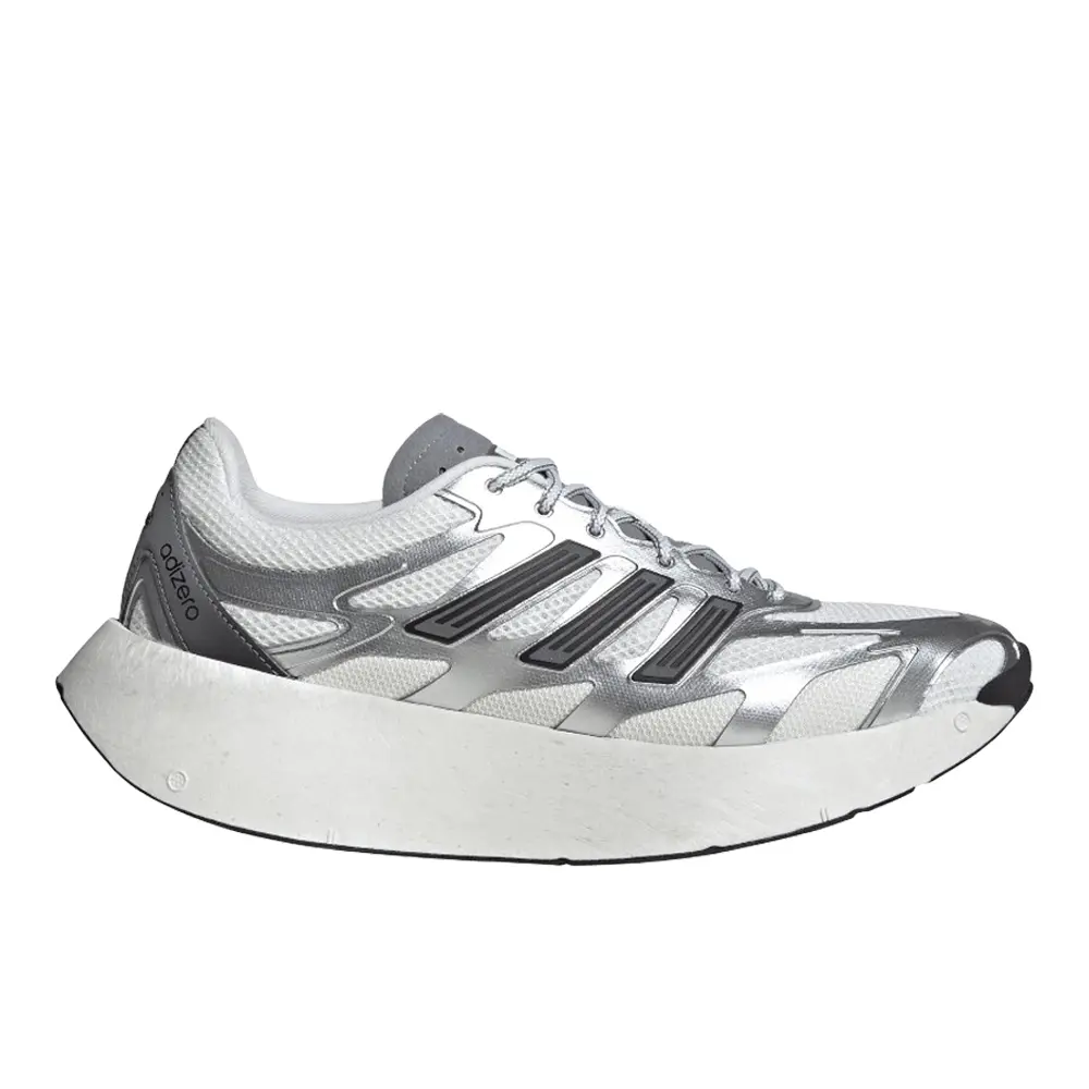 adidas Mens Adizero Aruku Lace Up Sneakers Shoes Casual - Grey, Silver adidas Mens Adizero Aruku Lace Up Sneakers Shoes Casual - Grey, Silver