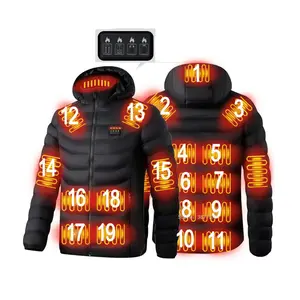 Men's Heated Jacket for Winter Outdoor Adventures - Coats, Menswear horror movie