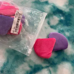 10-pack Reusable Triangular Powder Puffs - Soft Plush Sponge, Flocked Powder Puffs for Face Powder Makeup, Cosmetics, Makeup Products, Mini Makeup, Beauty Puff