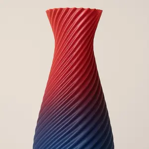 3D Printed Vase - Unique Design, Ideal for Home Decor, Available in Multiple Colors