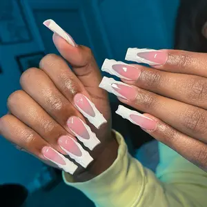 Classic French Tips w/ A twist Nail Art
