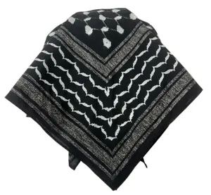 Midnight – Organic Cotton Keffiyeh Bandana Midnight – Organic Cotton Keffiyeh Bandana