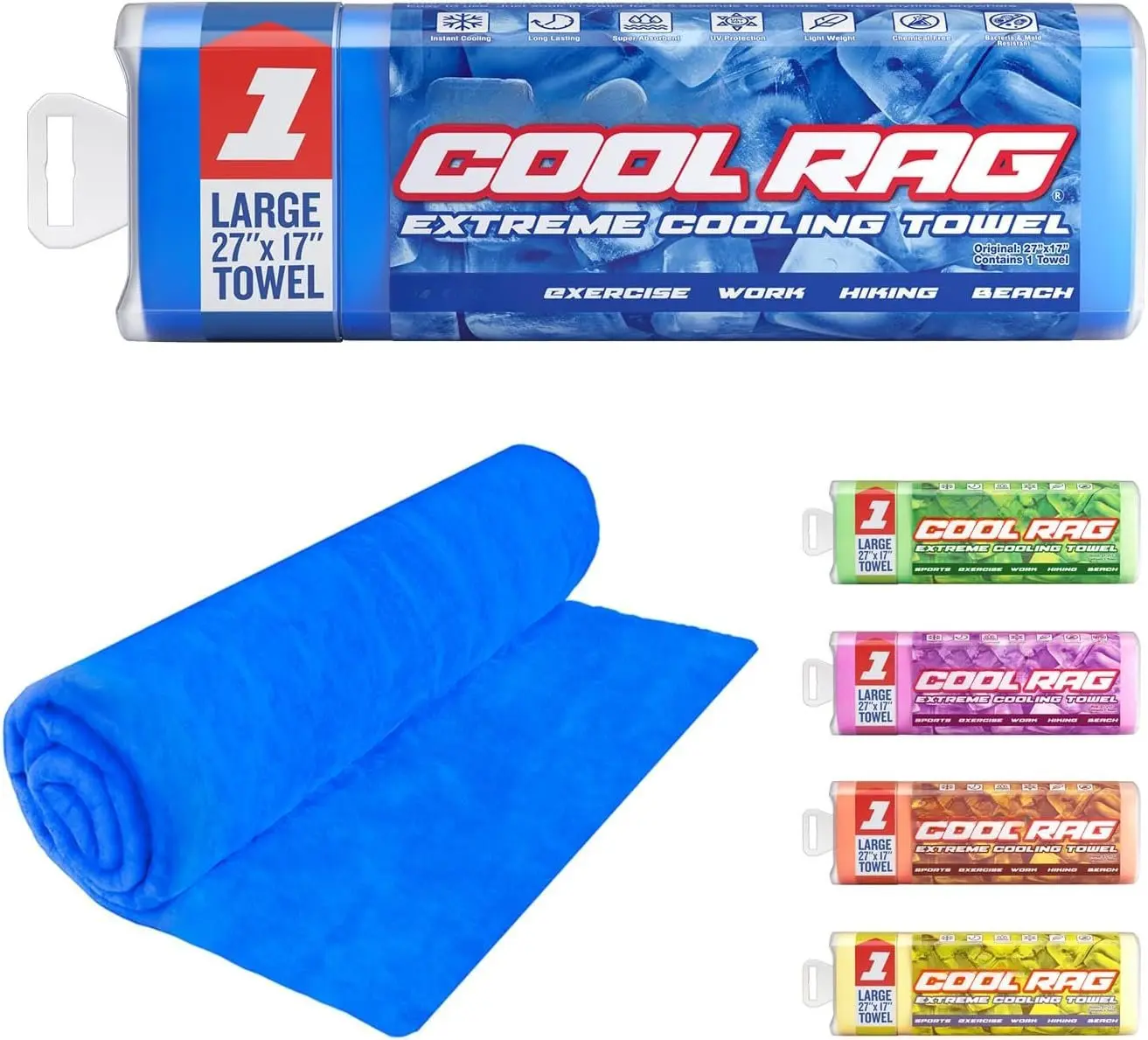 Cool Cool RAG  Cooling Towel for Heat  - PVA Cooling Towel for Workout, Gym, Running and for Other Outdoor s - Cooling Rag for  - Cool Towel for Quick Cooling