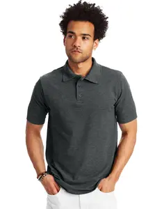 Hanes Men's Pique Polo Shirt Big & Tall Sizes Underwear Comfortable Fit Soft Stretch Fabric Breathable O055p