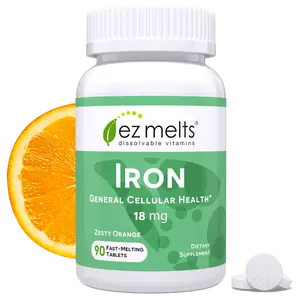 EZ Melts - Dissolvable, Iron Supplement, Sugar-Free EZ Melts - Dissolvable, Iron Supplement, Sugar-Free