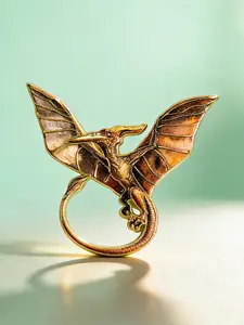 Pterosaur Enamel Brooch Pin Dinosaur fashion Decorative Brooches Ornaments Lapel Bag Badges Jewelry Gifts