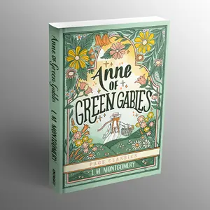 Anne of Green Gables Classic Literature Book - Vintage Storybook Style Edition Anne of Green Gables Classic Literature Book - Vintage Storybook Style Edition