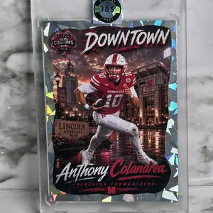 Anthony Colandrea Nebraska Custom One of One Football Card