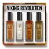 Viking Revolution Mens Cologne Sampler Sets - Travel Size Cologne for Men with Sandalwood, Spiced Vanilla, Coffee & Whiskey, Sweet T - Perfume Gift Set (4 Pack, 0.68fl oz each)