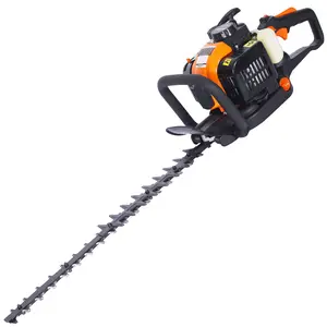 Donext 26cc 2 Cycle Gas Powered Hedge Trimmer Double Sided Blade 24" Recoil Gasoline Trim Blade Lawn Mower Cutting Handle Garden Portable Tool
