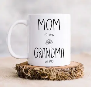 Unique Custom Grandma Mug, Nana Mother's Day Gift, New Grandma Pregnancy Announcement
