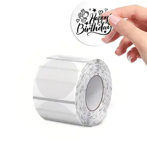 Thermal Label Paper, 1 Set Self Adhesive Label Paper, Label Printer Paper for Gift Label, Thank You Label, Home Label, Labels For Printers