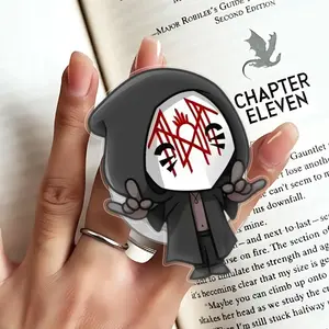 Sleep Token Vessel Chibi Phone Grip– Cute Die Cut Waterproof Vinyl Decal | Alt Metal Band Fan Merch Gift | Laptop Kindle iPad Journal