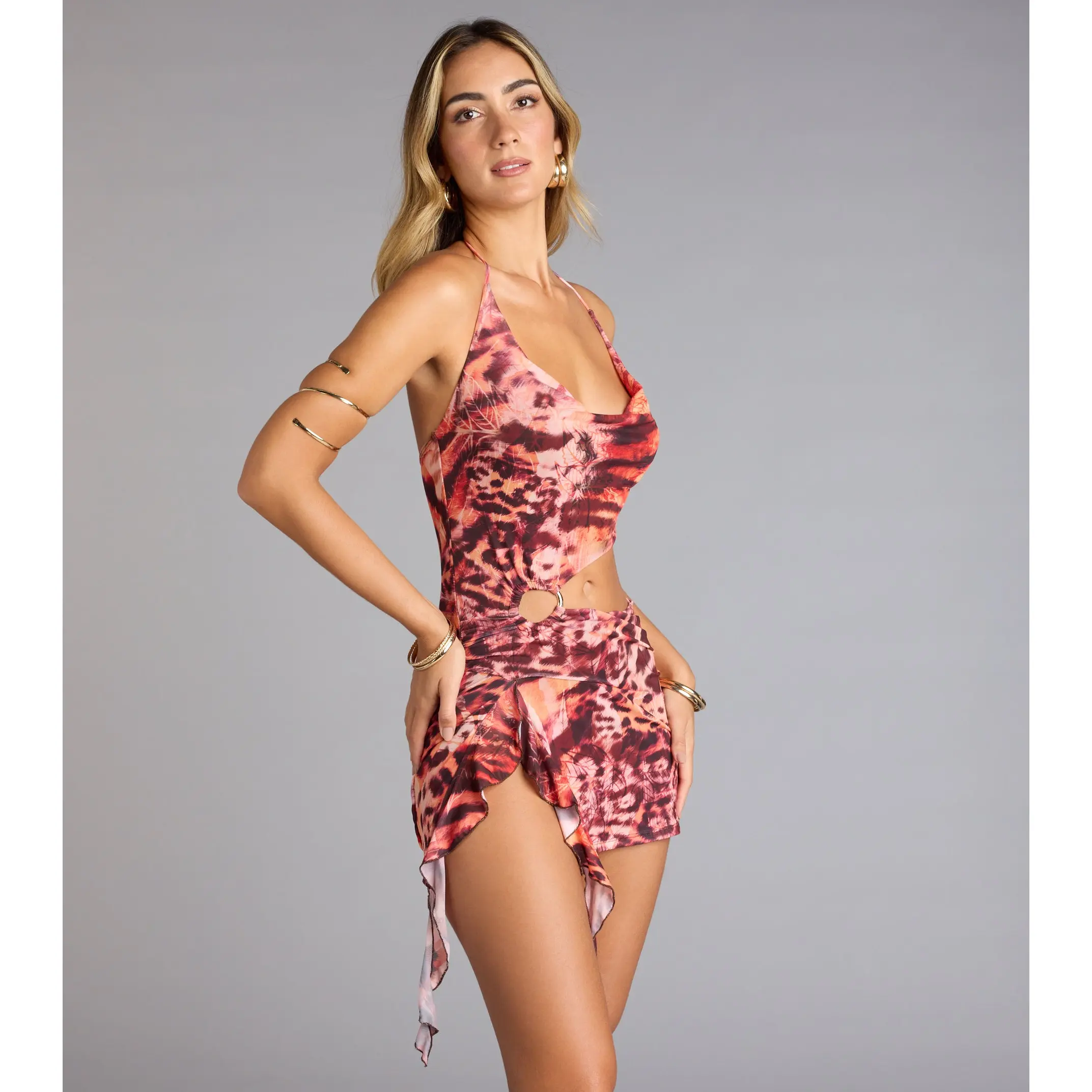 Untamed Glow Leopard Mesh Mini Dress - TikTok Shop Untamed Glow Leopard Mesh Mini Dress - TikTok Shop