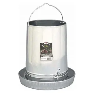 Little Giant 30-Pound Floor Space Saving Hanging Metal Poultry Feeder