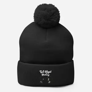Black Luv Pom-Pom Beanie