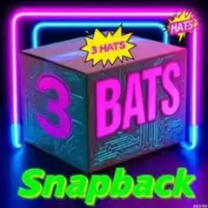 3Mystery Hat Box - Pick three random flat brim trucker hats - Mystery birthday gift, friend gift, mystery box challenge,choose 3 of 64 random hats