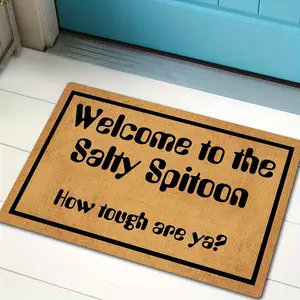 Funny Doormat Non-Slip Outdoor/Indoor Rubber Door Mats for Front Door/Garden/Kitchen/Bedroom