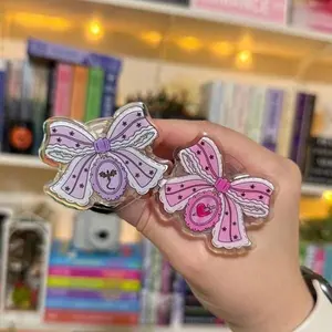Fantasy & Romance Bow Kindle Grip, Cute Bookish Kindle & Phone Holder, Aesthetic Reading Accessory, Gift for Book Lovers