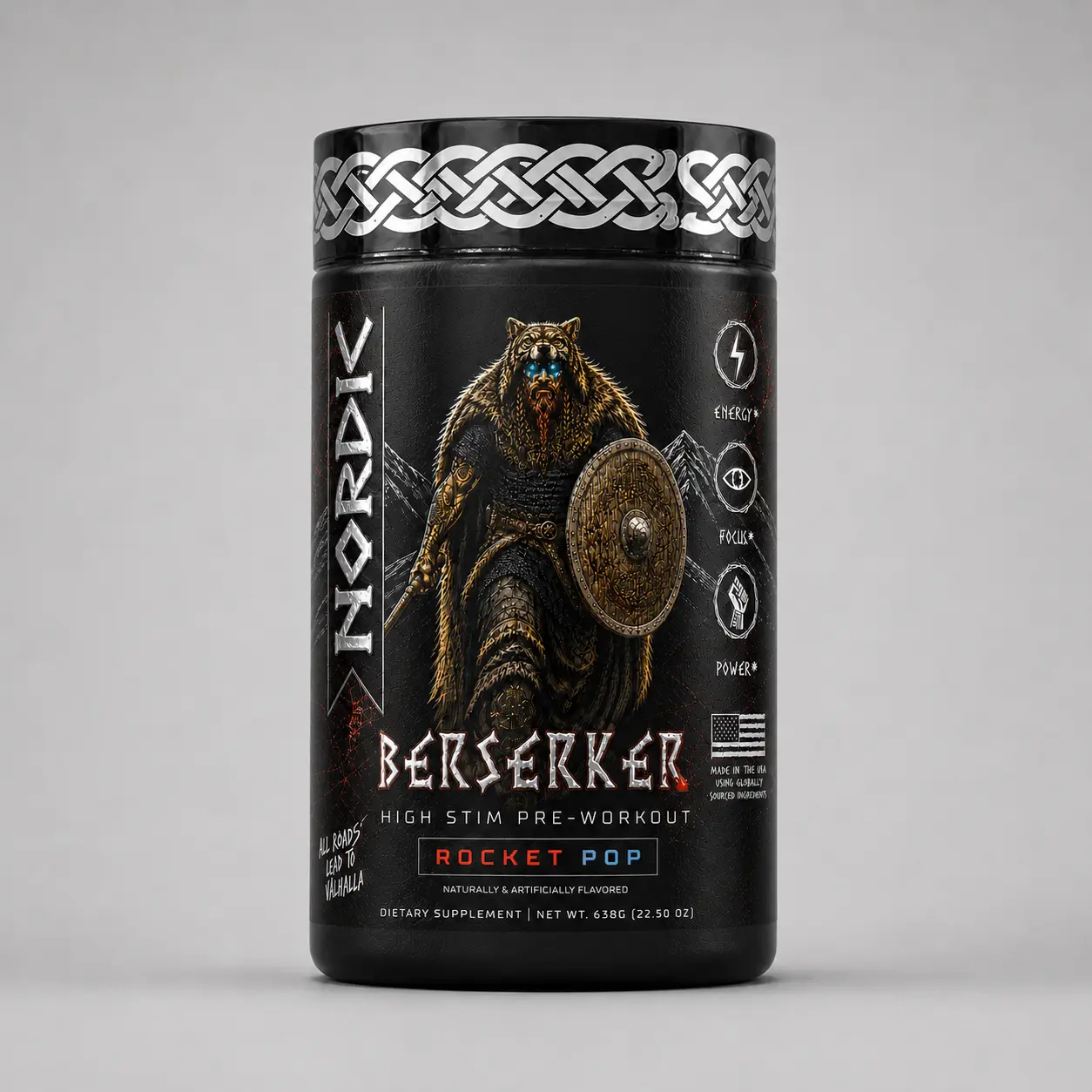 Berserker High-Stim Preworkout : Rocket Pop