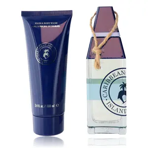 Caribbean Joe Azure Sails Men's 2-Piece Body Care Gift Set