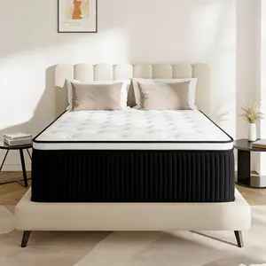 Queen Mattress 10 Inch | Queen Size Hybrid Mattresses in a Box | Medium Firm Feel Memory Foam and Individual Pocket Springs | Fiberglass Free Bed Matress | Breathable | CertiPUR-US | Upgrade