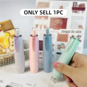 4pcs Refillable Dot Glue Pens, Light Color Fresh Design, High Adhesion, No Stains, Eco-Friendly, Essential Stationery for Students