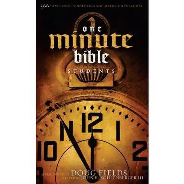 USED Book - The HCSB One Minute Bible for Students, Trade Paper: 366 Devotions Connecting You with God Every Day by Broadman and Holman (Paperback) - english