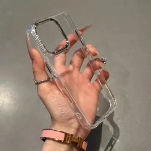 Phone Case - Compatible Case for iPhone 17 16 15 14 Pro Max, Design for Iphone 13 12, New Minimalist Soft Case with Internal Drop Protection for Models 16/17E And 15/14Plus，For Samsung Galaxy S25 S24 S23 S22Ultra/Plus/FE