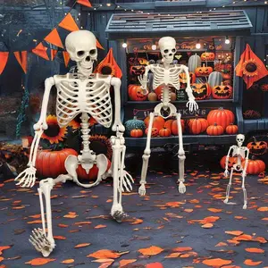 Halloween Skeleton Decoration, 1 Count Simulated Human Skeleton Decoration Prop, Scary Haunted House Decoration Prop, Bar Decoration Prop, Ornaments