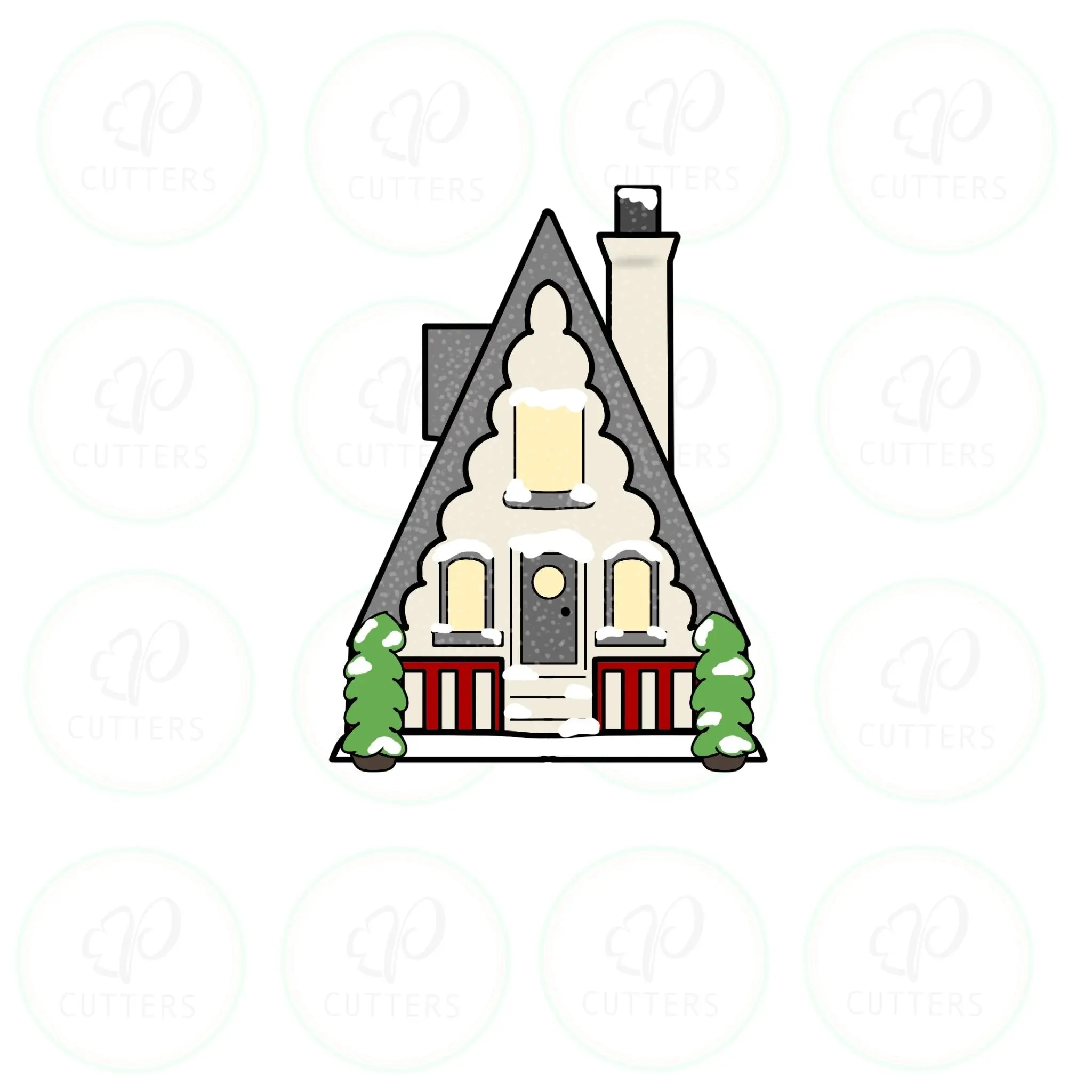 Christmas House Cookie Cutter