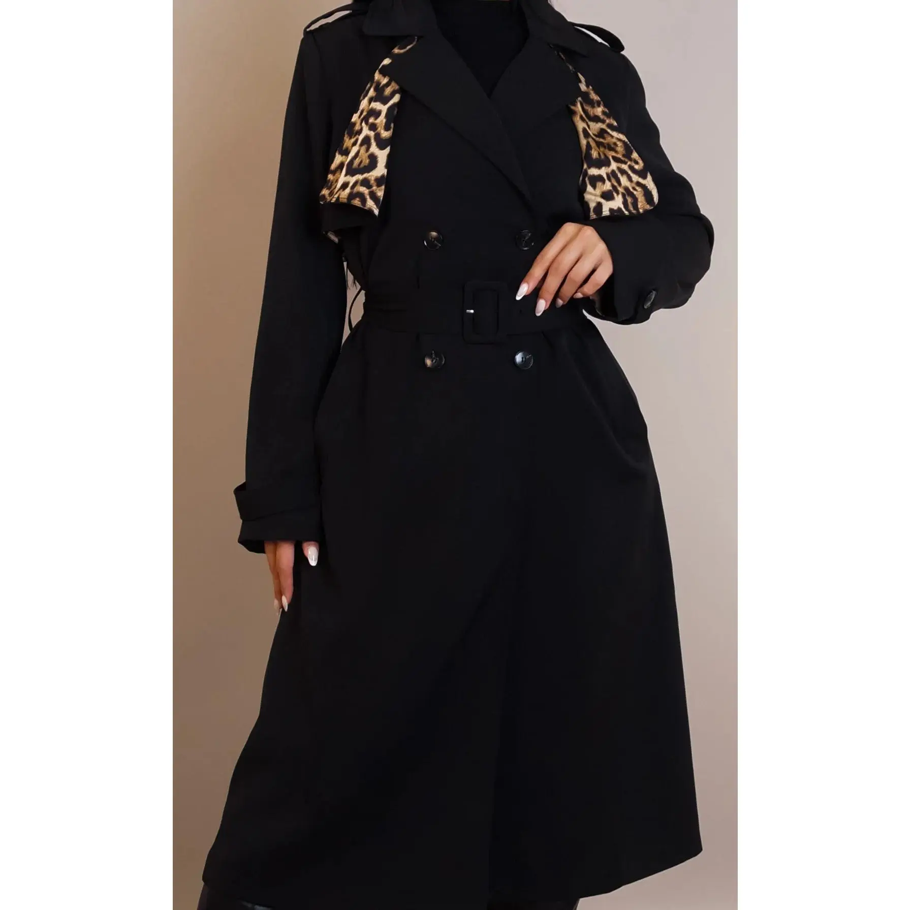 "Summer Sale" Cheetah Trench Coat