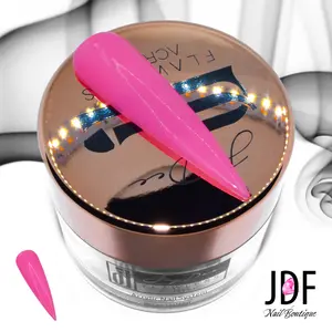 JDF Color Acrylic Powder 'Frooty Pebbles' 1oz/28g Premium Adhesion & Bubble-Free, Long Lasting, Non-Yellowing; Beginner/Advanced Nail Tech / Nail Artist / Manicurist