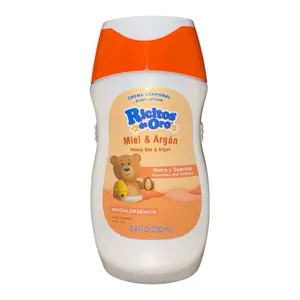 RICITOS DE ORO CREMA CORPORAL MIEL Y ARGAN  HYPOALLERGENIC 250 ml, 1 Fl Oz (Pack of 1)