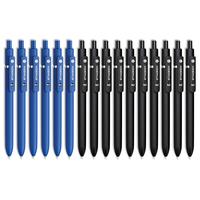 6 Blue & 10 Black Gel Pens