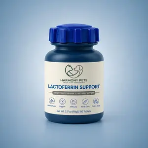 Harmony Pets Daily Lactoferrin Supplement for Senior & All-Age Dogs & Cats - 150ct Pet Nutritional Chewables